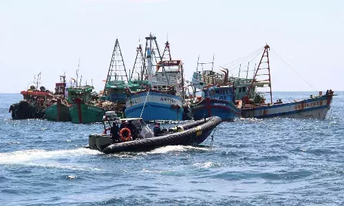 Satellite system, fishing boats, AP government, Minister Achennaidu