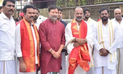 Veerappan descendants, Andhrapradesh, Union Minister Bandi Sanjay, Tirumala