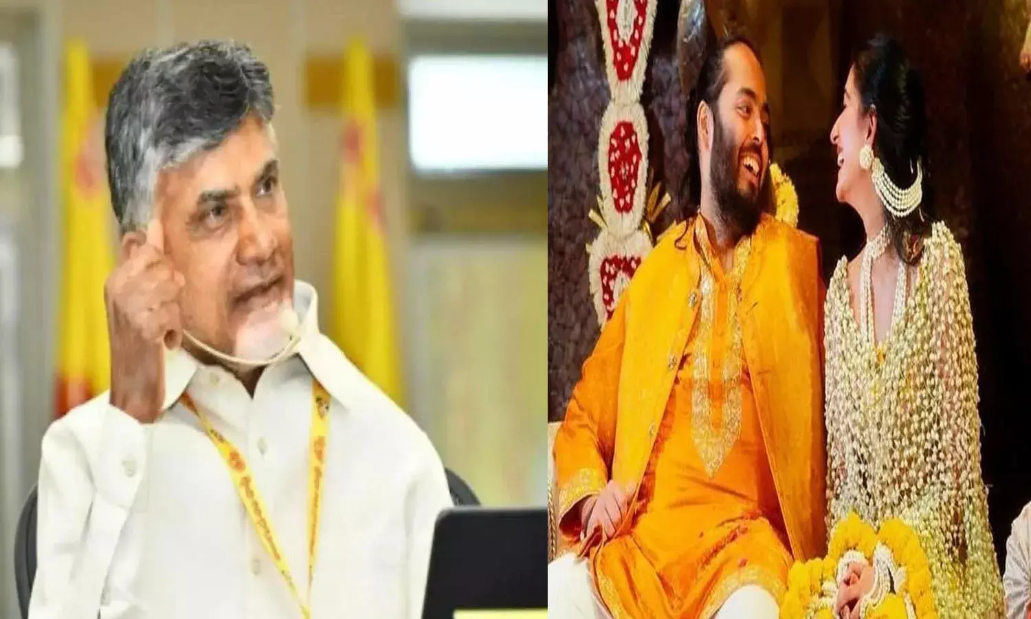 cm Chandrababu, mumbai tour, anant ambani, marriage celebration,