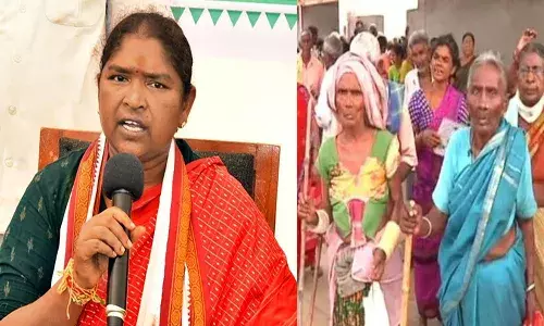 telangana, pension, minister seethakka, comments ,