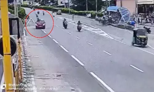 Medchal, Hyderabad, RoadSafety, road accident