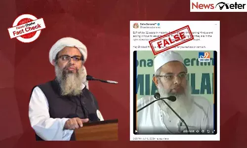 NewsMeterFactCheck, Maulana Mahmood Asad Madani , BJP
