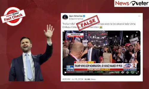 fact check,  viral video, india india chants,   republican national convention,