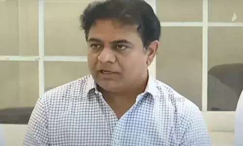 brs, ktr, tweet,  keleshwaram, congress govt ,