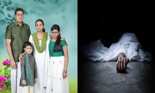 kerala family, four people died,  kuwait, fire accident,