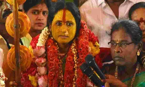 Hyderabad, bonalu, swarnalatha, bhavishyavani,