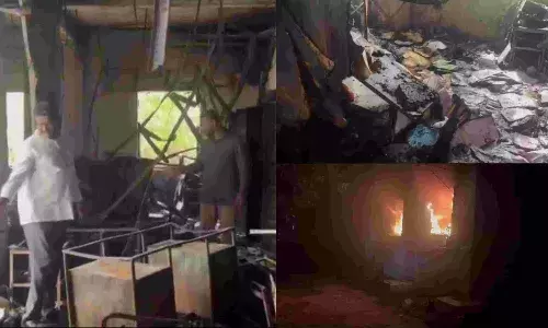 Madanapalle, sub collectorate, fire, DGP, investigation