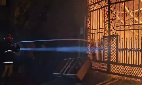 Hyderabad,  fire, furniture manufacturing warehouse, Jiyaguda