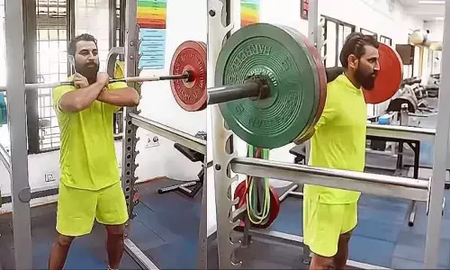 Video : తిరిగి రావాలని కోరిక.. చాలా కష్టపడుతున్న షమీ