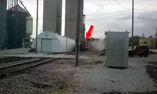 young man,   train accident,  viral ,