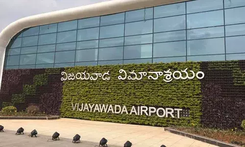 Union Minister Rammohan Naidu , Vijayawada Airport, APnews