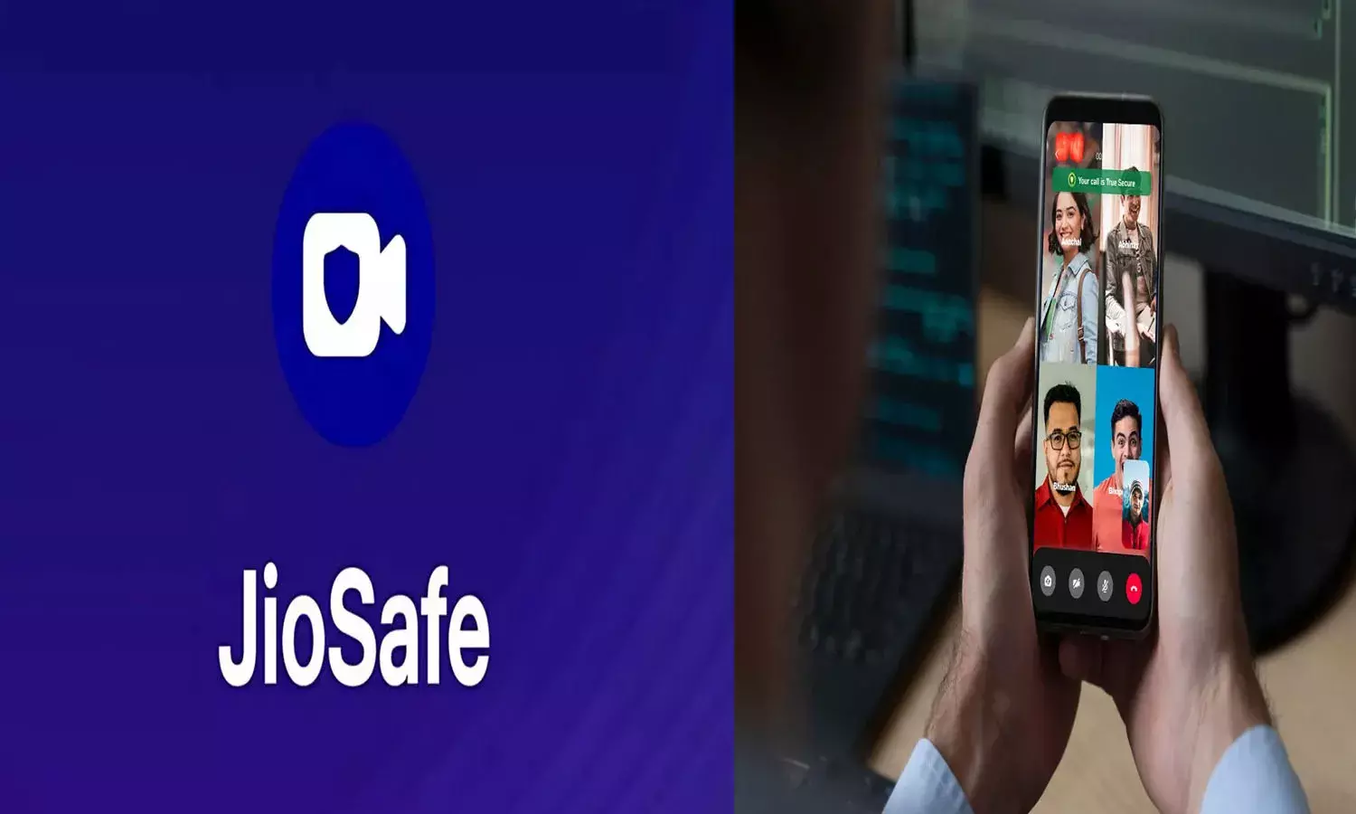 jiosafe app,  chat, video call, safe application,