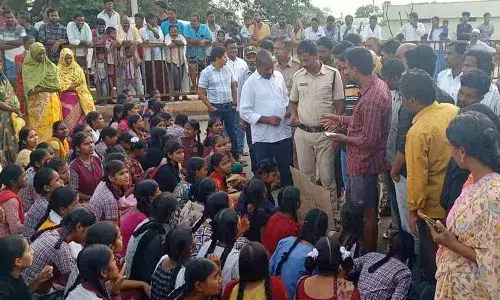 telangana, kodangal, cm revanth reddy, students, strike ,