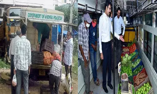 Andhra Pradesh govt, cm Chandrababu, rythu mobile bazar,