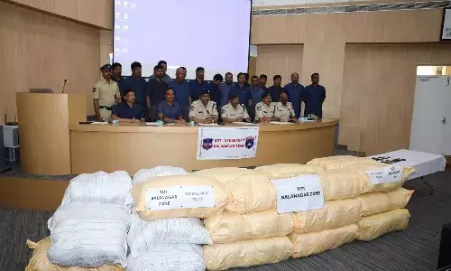 Hyderabad, ganja seized, drug dealers, arrest