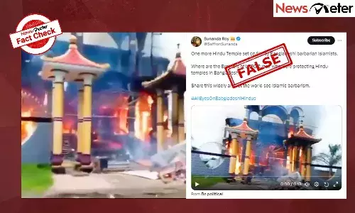 fact check,   hotel,  fire,  bangladesh,  hindu temple,