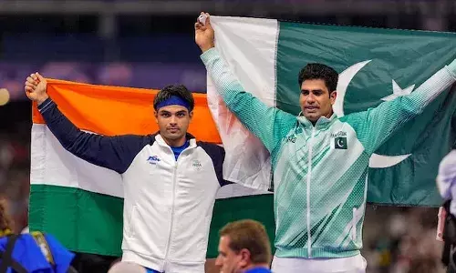 Neeraj Chopra, javelin, Silver, Pakistan, Arshad Nadeem, Gold , Olympic Record
