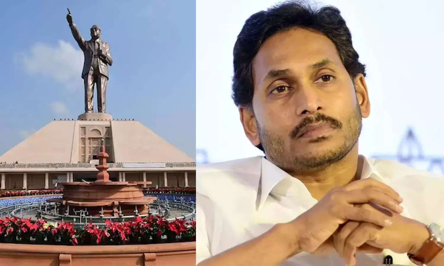 YS Jagan Mohan Reddy, BR Ambedkar statue, Andhra Pradesh
