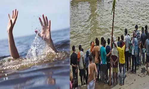 delhi, two child, death,   pond ,