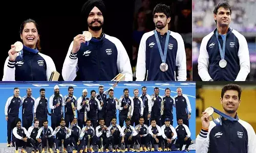 paris Olympics,  india,   six medals,
