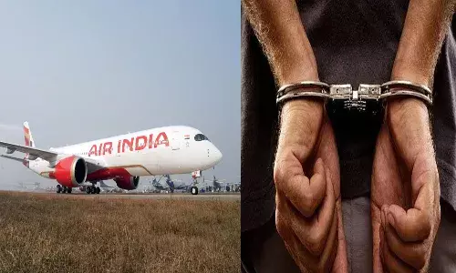 air india, passenger, arrested,   bomb in my bag comment,