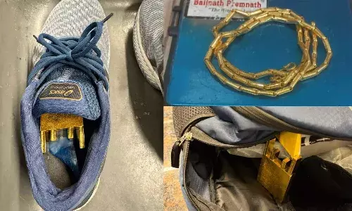 DRI, gold seized, Hyderabad airport, Dubai Flier