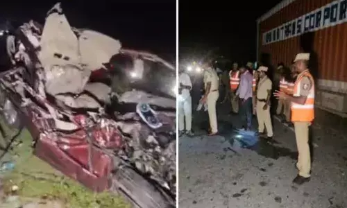 tamilnadu, road accident, five students, death,