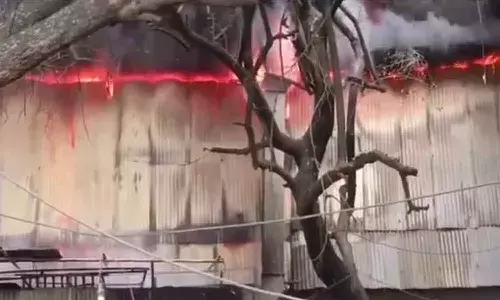 హైదరాబాద్ లోని పురానాపూల్ గోడౌన్ లో భారీ అగ్నిప్రమాదం