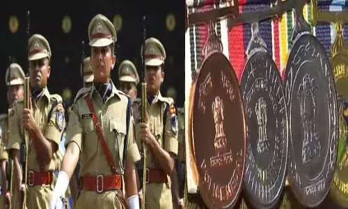1037 police medals,  central,  state forces,