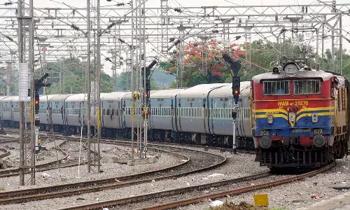 Train passengers, South Central Railway, special trains