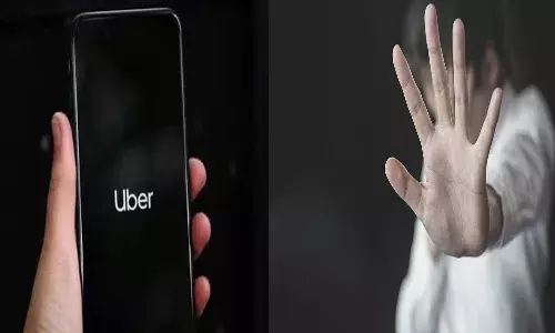 Hyderabad, uber driver, abused, security lady,  bike ride,