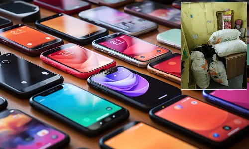 Cyber crimes, old mobile phones, Police seized more than 4 thousand old mobile phones, Telangana, Ramagundam