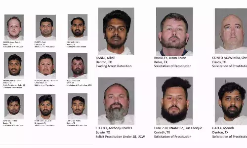 Seven Indians, Telugu youths, arrest, America, Texas