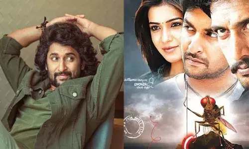 hero nani,  eega movie, sequel, rajamouli