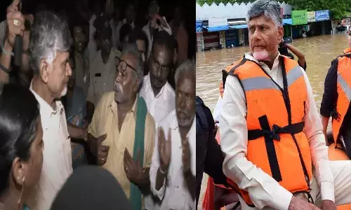 రాత్రంతా విజయవాడలోనే సీఎం చంద్రబాబు.. వరద బాధితులకు భరోసా