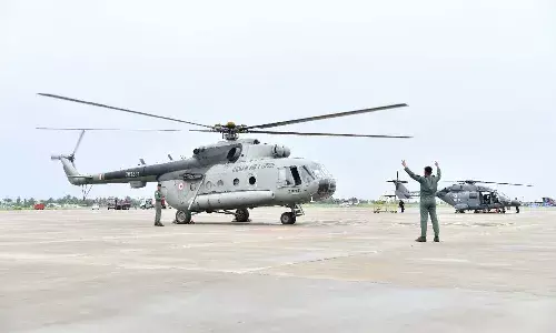 NDRF teams, helicopters, flood, Vijayawada, APnews