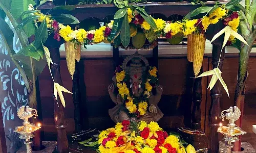 Decoration, home, Vinayaka Chavithi, Lifestyle