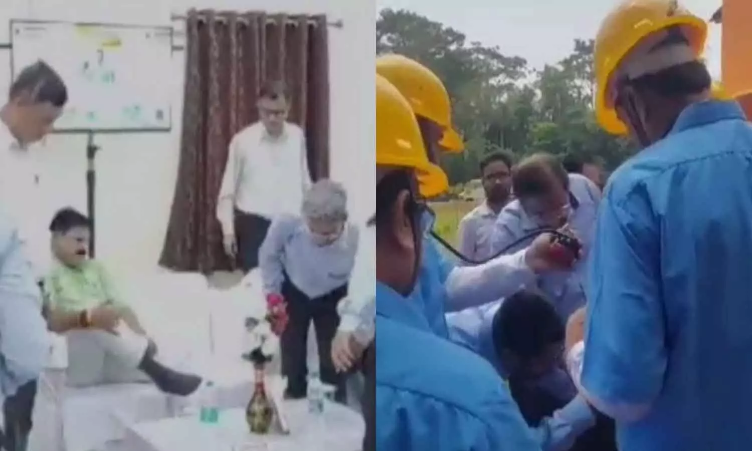 Viral Video : కేంద్ర మంత్రి పైజామా సర్ధిన అధికారి