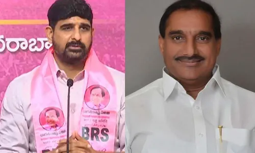 Arikepudi Gandhi. Padi Kaushik Reddy, Security tightened at MLAs house, Hyderabad