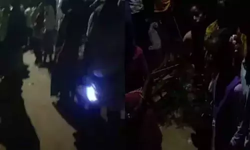 కర్నూలు జిల్లాలో దారుణం.. మహిళను కరెంట్ స్థంభానికి కట్టేసి
