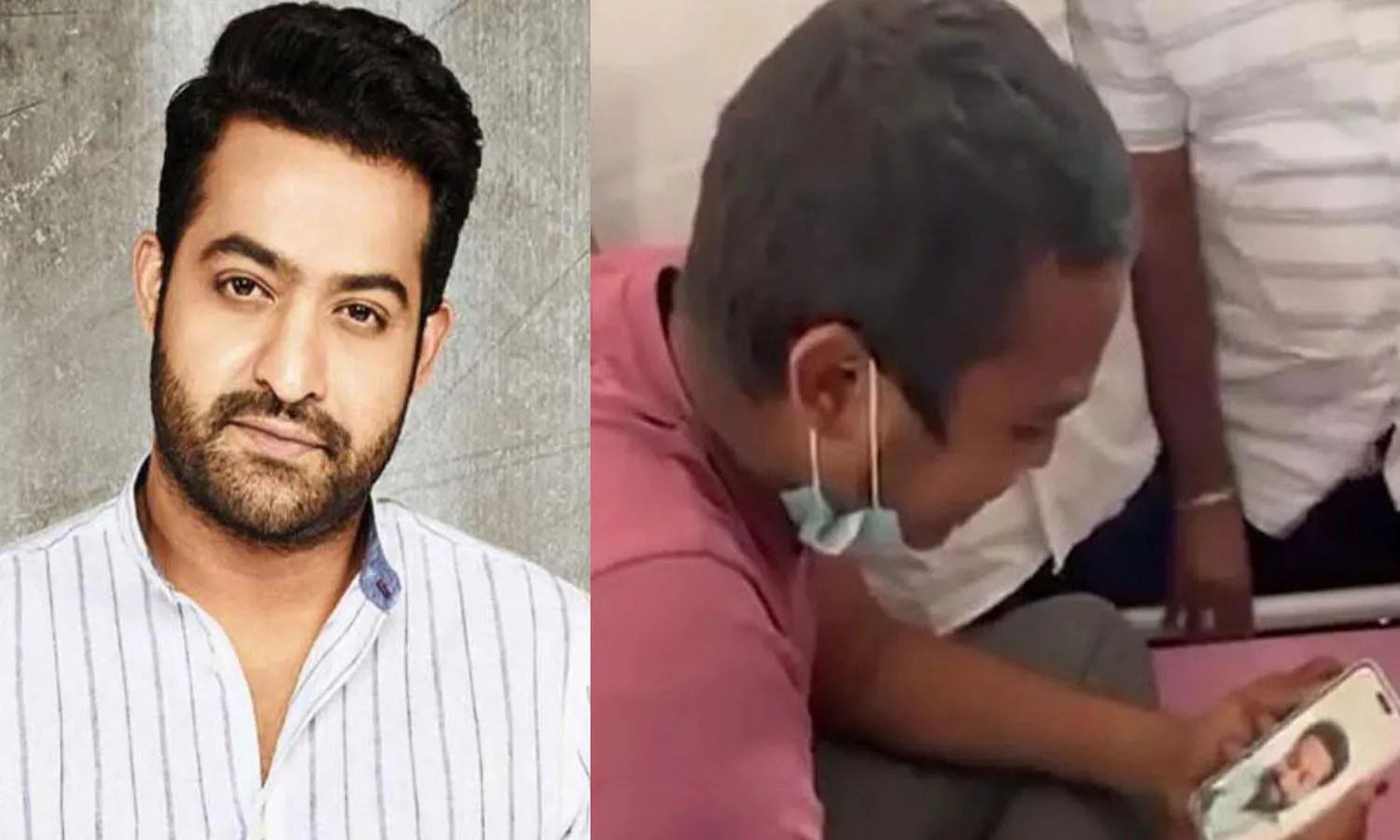 క్యాన్సర్‌తో పోరాడుతున్న ఫ్యాన్‌తో వీడియో కాల్ మాట్లాడిన జూ.ఎన్టీఆర్