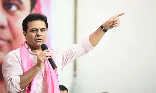 KTR , minister Sridhar Babu, Telangana