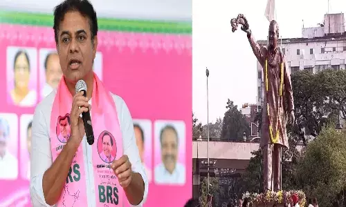 మేం అధికారంలోకి వచ్చాక..రాజీవ్ విగ్రహాన్ని అక్కడికే తరలిస్తాం: కేటీఆర్