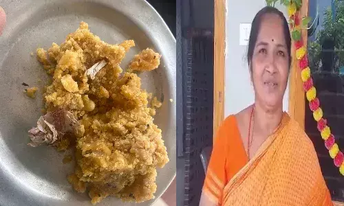 తిరుమల లడ్డూ ప్రసాదంలో పొగాకు పొట్లం కవర్
