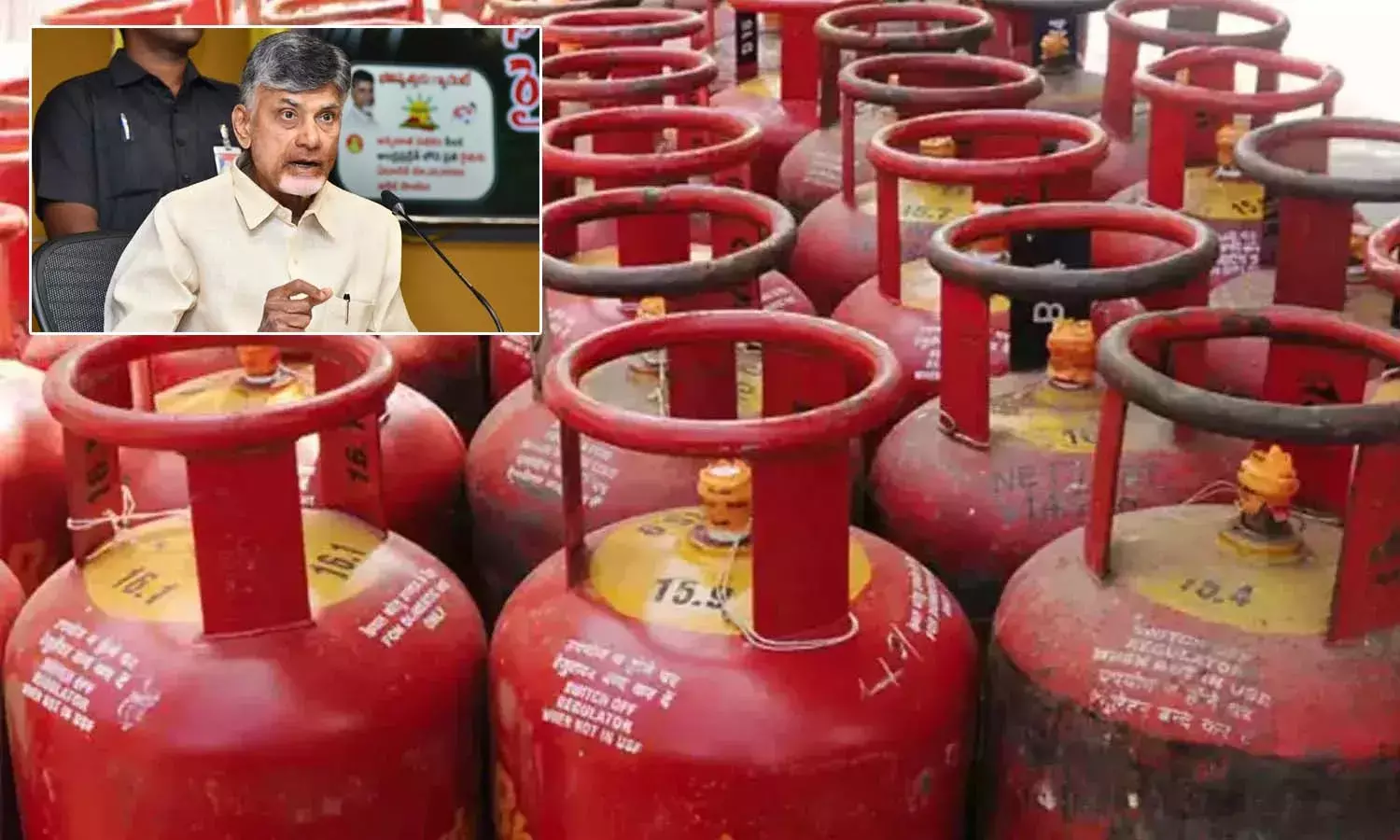 CM Chandrababu, free cylinders, Diwali, APnews