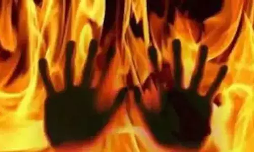 Tripura woman, burnt alive, family dispute, Crime