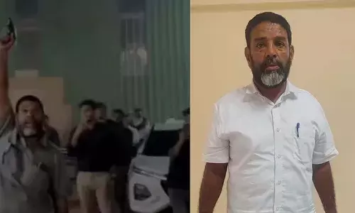 Bengaluru businessman, arrest, firing gunshots, birthday party