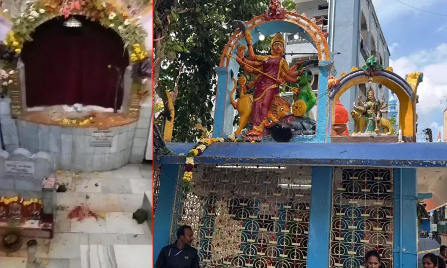 Attack, Goddess, Mutyalamma temple, arrest