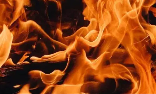 fire, residential building, Mumbai