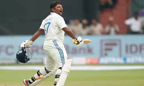 సెంచరీ బాదిన సర్ఫరాజ్ ఖాన్